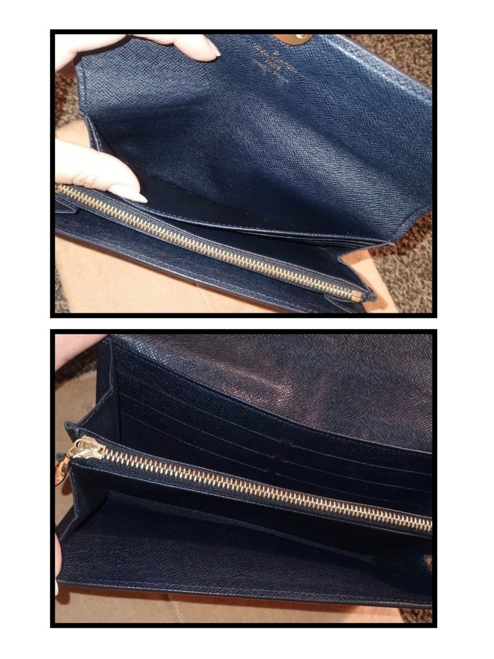 LOUIS VUITTON Mini Lin Monogram Clasp Wallet & Dust Bag, Authentic. EUC - Picture 15 of 17